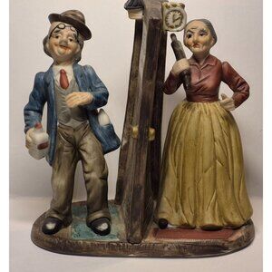 Vintage Price Products Angry Wife Tipsy Hubby Figurine God Bless Our Home